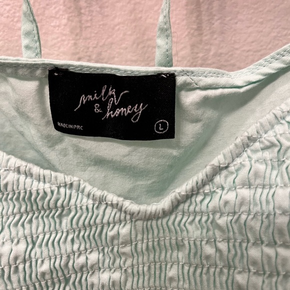 Mint Ruffle Boutique Top - Picture 3 of 3